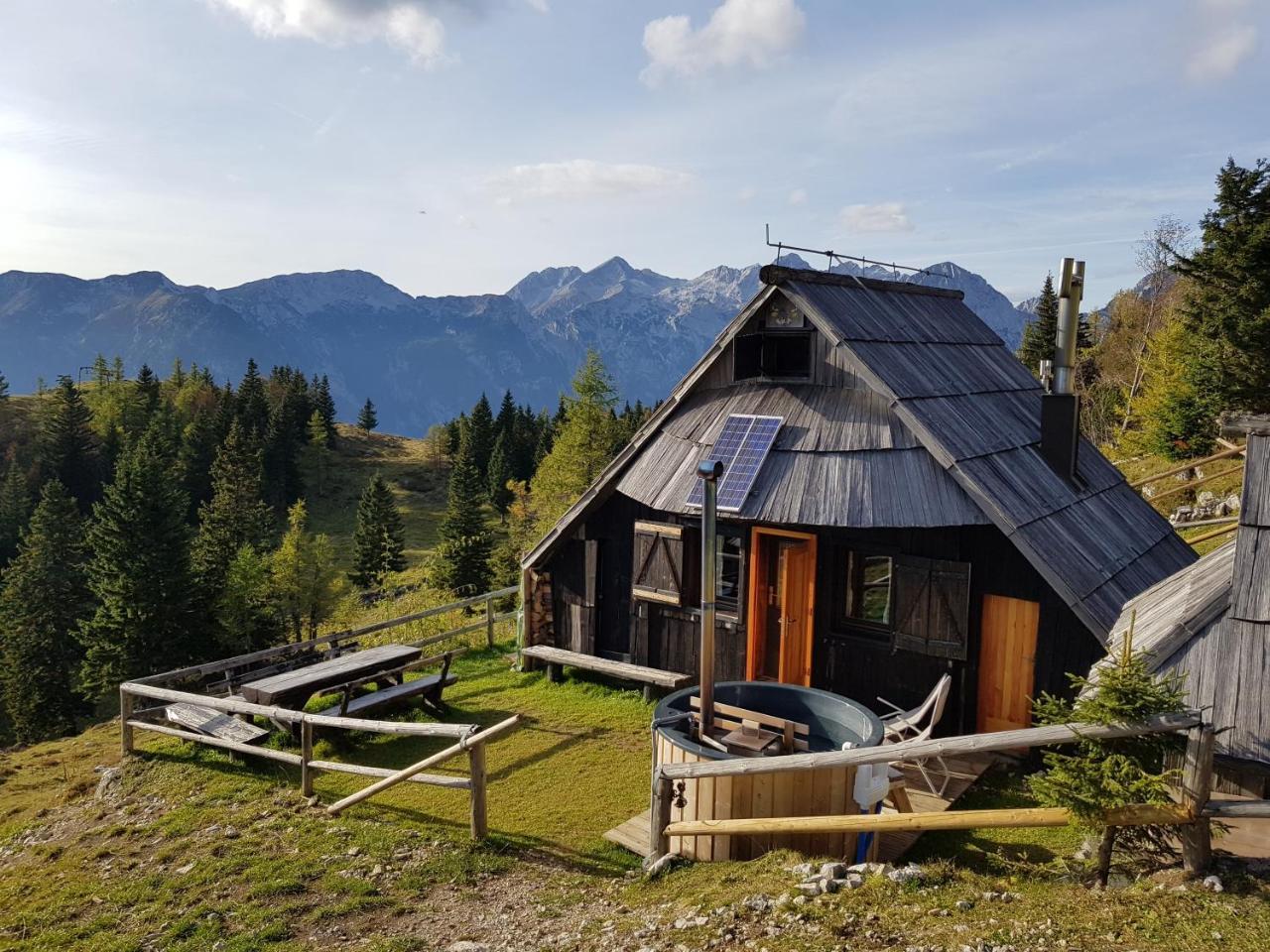Chalet Zlatica Velika Planina Stahovica Bagian luar foto